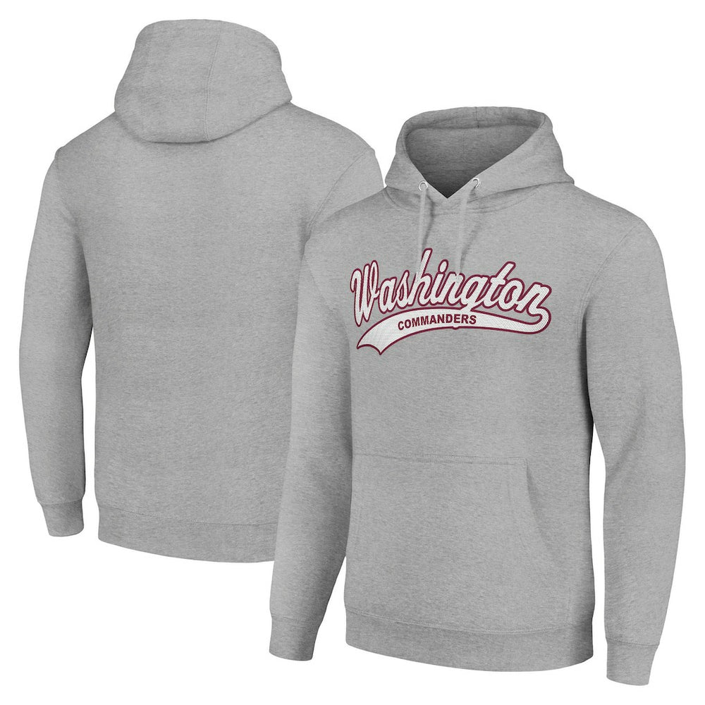 Washington Commanders Starter Unisex Tailsweep Pullover Hoodie Heather Gray