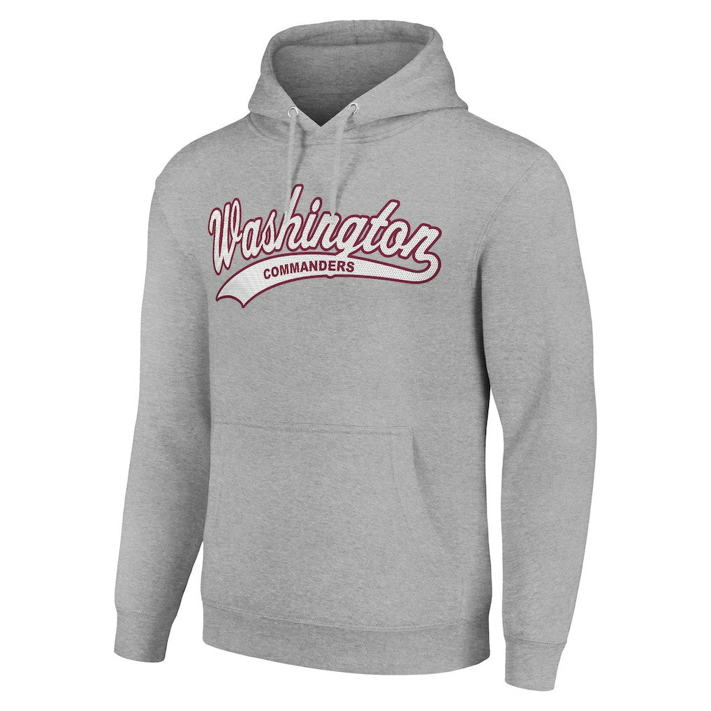Washington Commanders Starter Unisex Tailsweep Pullover Hoodie Heather Gray
