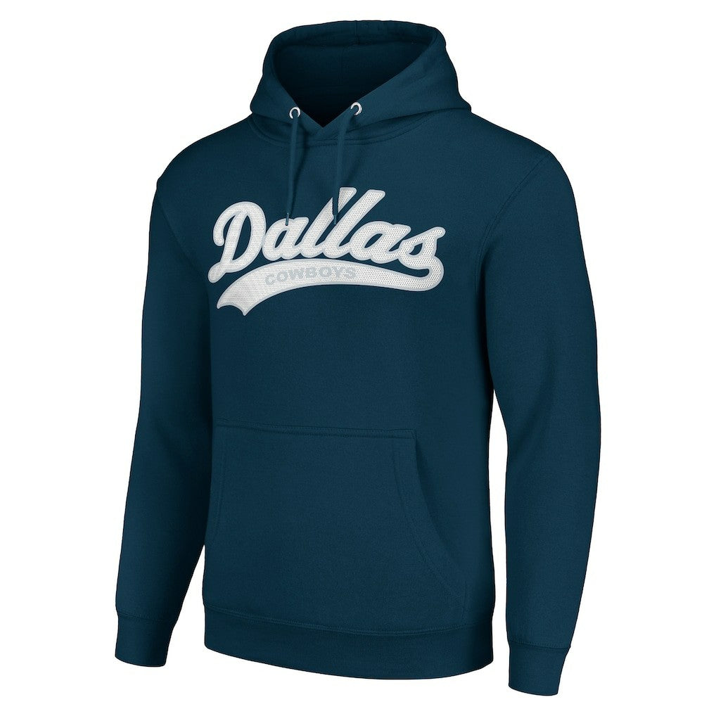 Dallas Cowboys Starter Unisex Tailsweep Pullover Hoodie Navy
