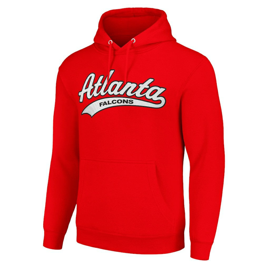 Atlanta Falcons Starter Unisex Tailsweep Pullover Hoodie Red