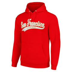 San Francisco 49ers Starter Unisex Tailsweep Pullover Hoodie Scarlet