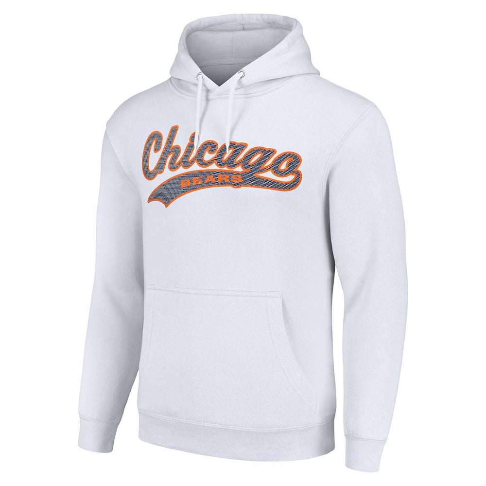 Chicago Bears Starter Unisex Tailsweep Pullover Hoodie White