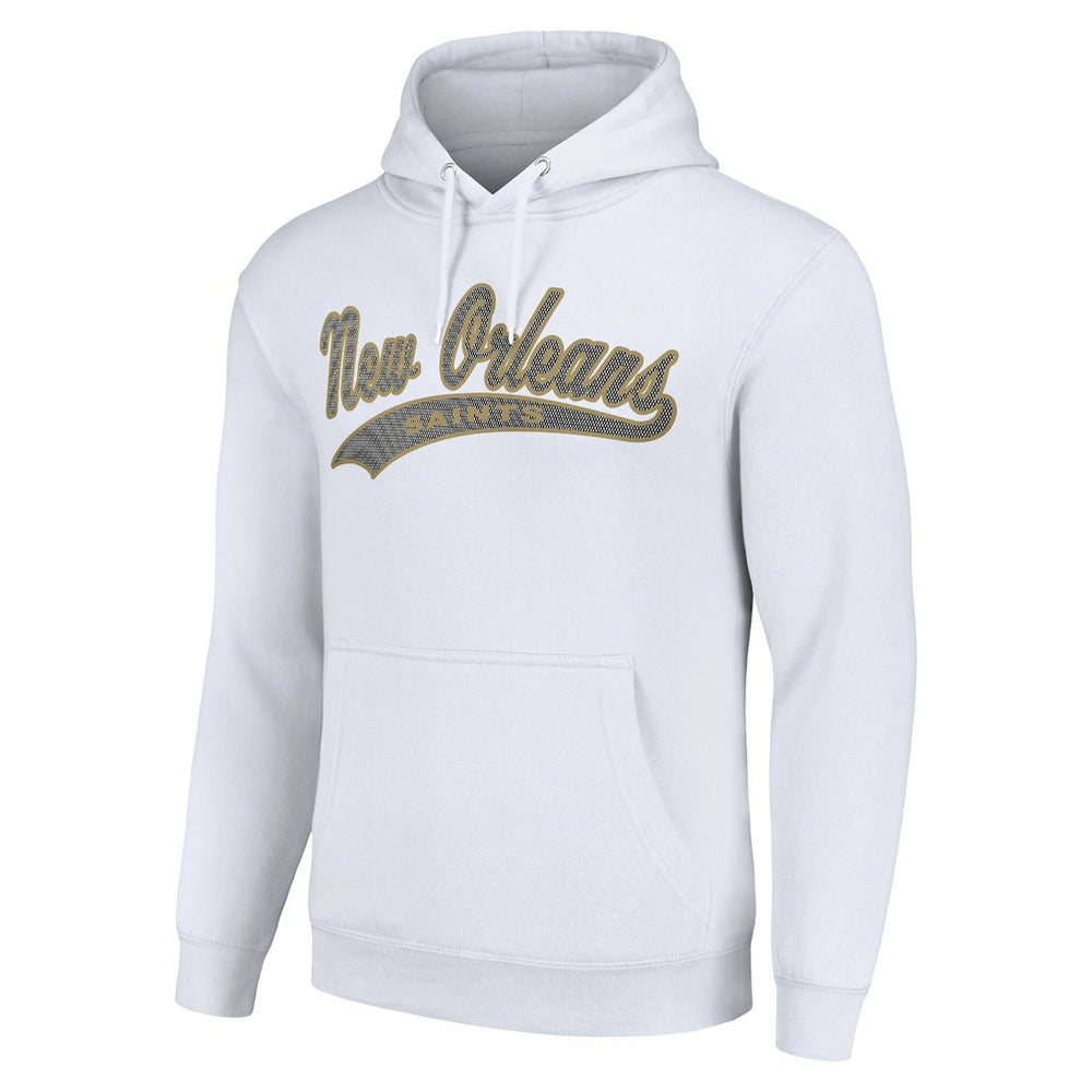 New Orleans Saints Starter Unisex Tailsweep Pullover Hoodie White