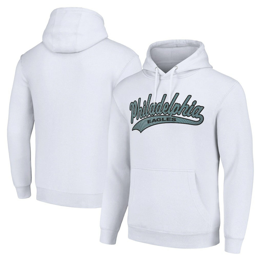 Philadelphia Eagles Starter Unisex Tailsweep Pullover Hoodie White