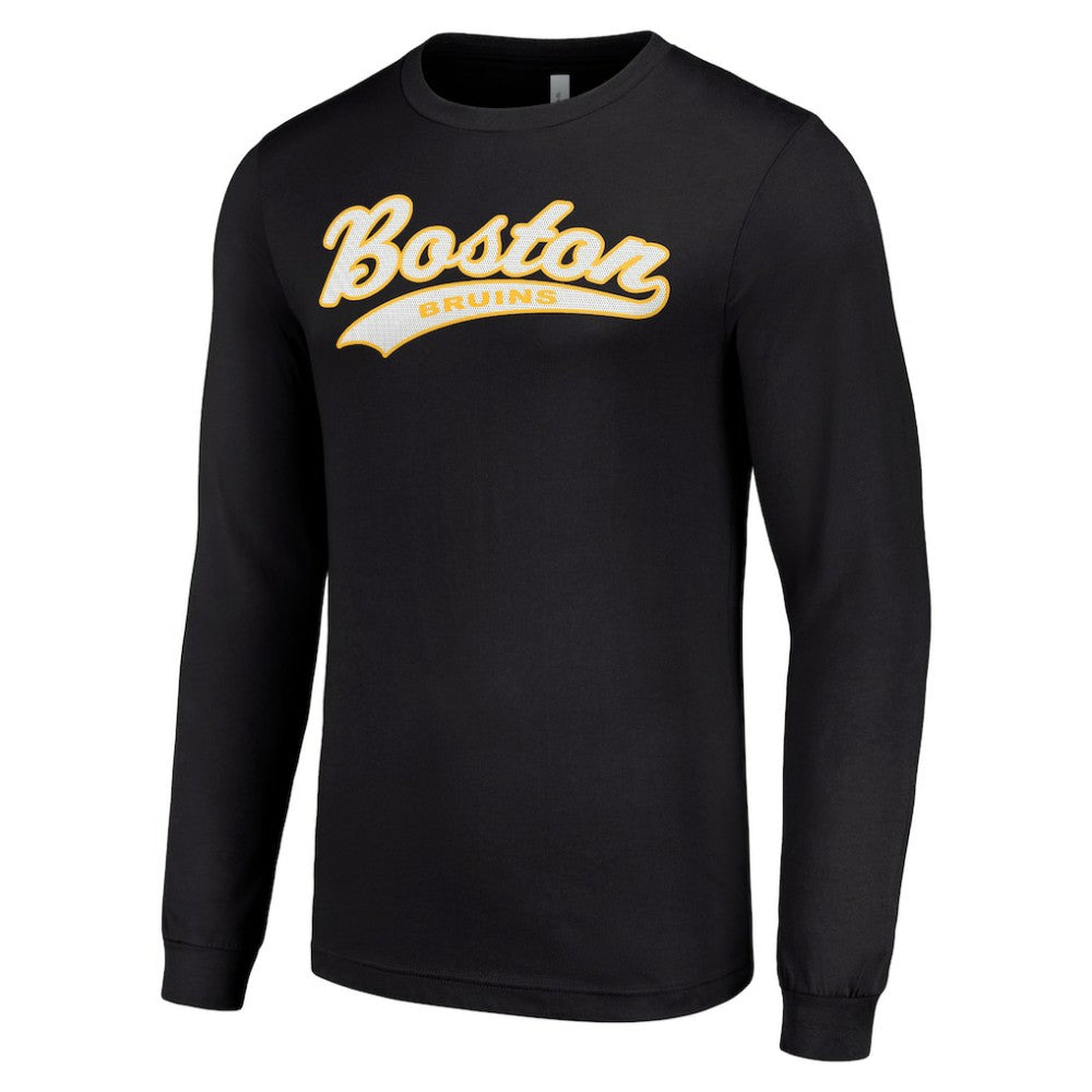 Boston Bruins Starter Tailsweep T-Shirt - Black - NHL 200652349