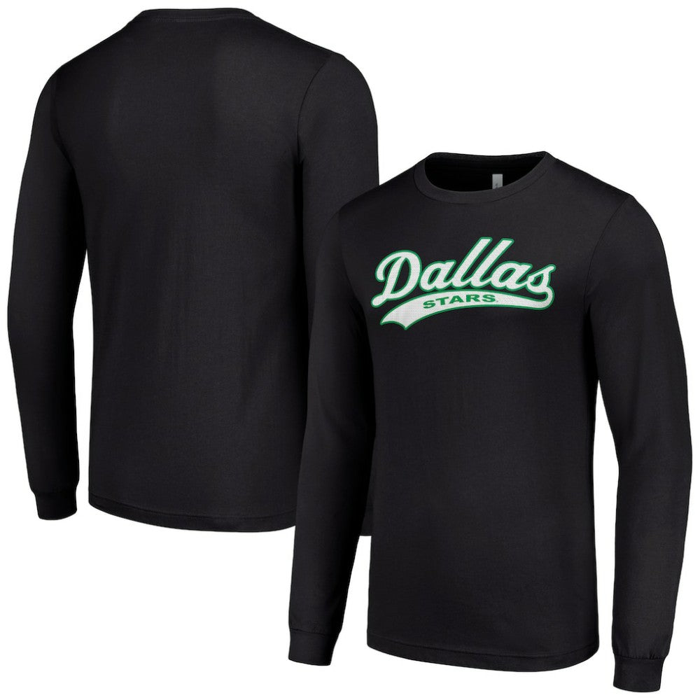 Dallas Stars Starter Tailsweep T-Shirt - Black - NHL 200652353
