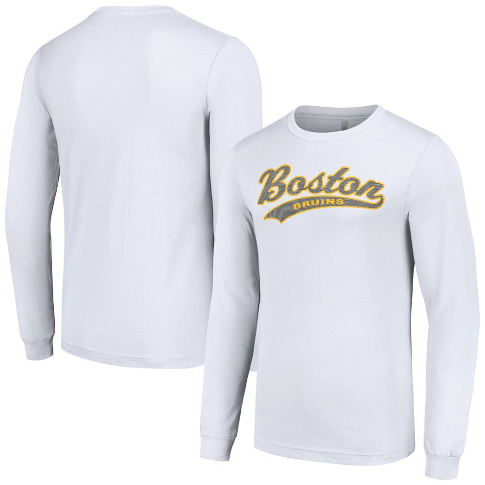 Boston Bruins Starter Tailsweep T-Shirt - White - NHL 200652388
