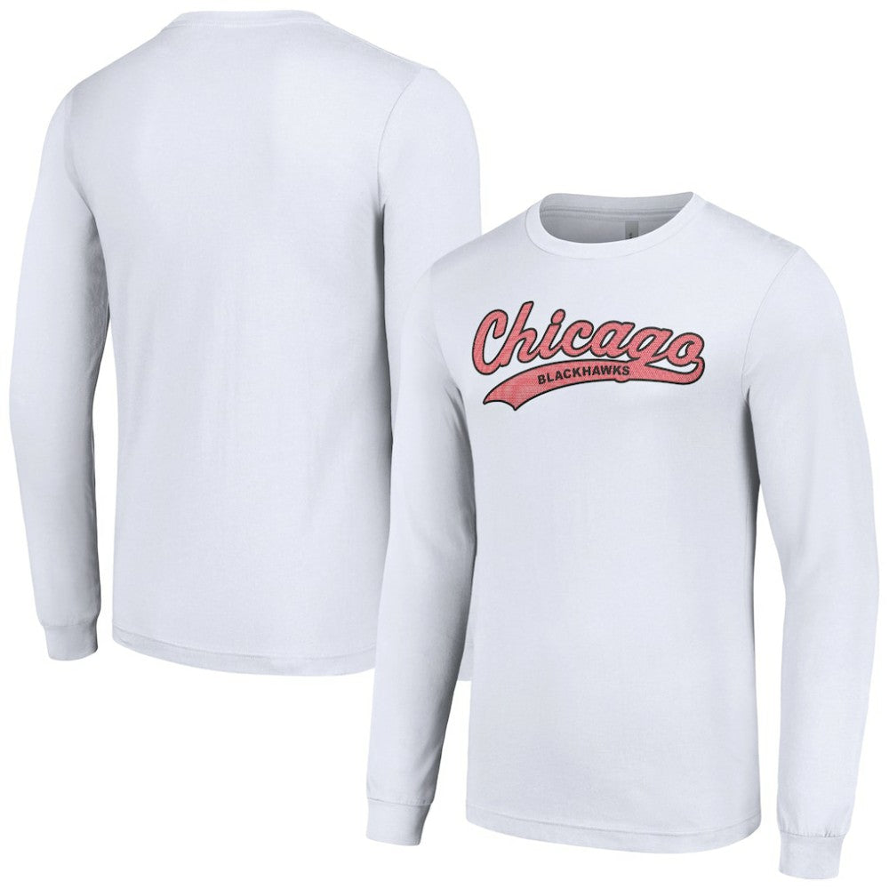Chicago Blackhawks Starter Tailsweep T-Shirt - White - NHL 200652392