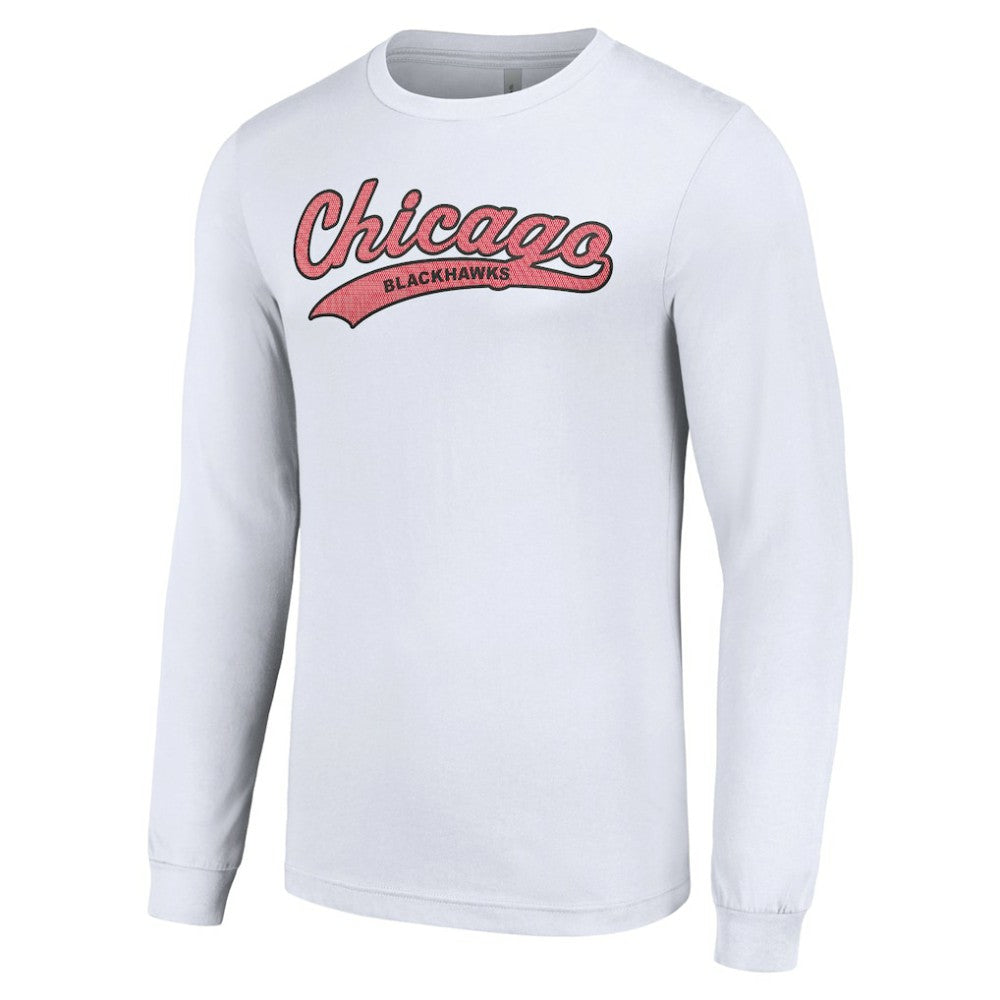 Chicago Blackhawks Starter Tailsweep T-Shirt - White - NHL 200652392