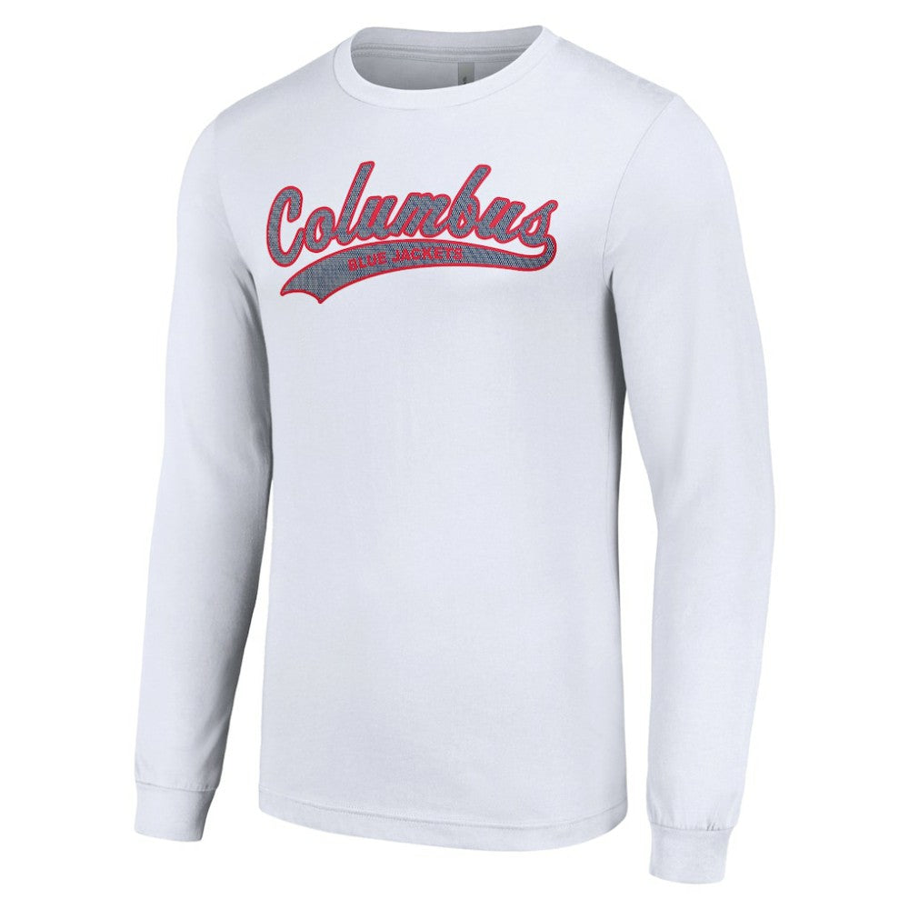 Columbus Blue Jackets Starter Tailsweep T-Shirt - White - NHL 200652394