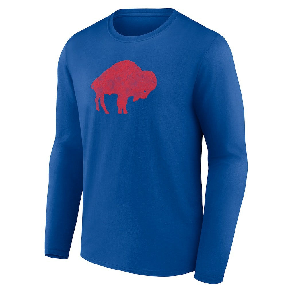 Buffalo Bills Throwback Long Sleeve T-Shirt Royal