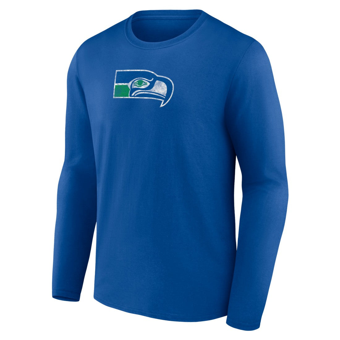 Seattle Seahawks Throwback Long Sleeve T-Shirt Royal