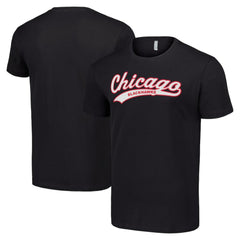 Chicago Blackhawks Starter Tailsweep T-Shirt - Black - NHL 200652541