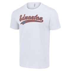 Edmonton Oilers Starter Tailsweep T-Shirt - White - NHL 200652619