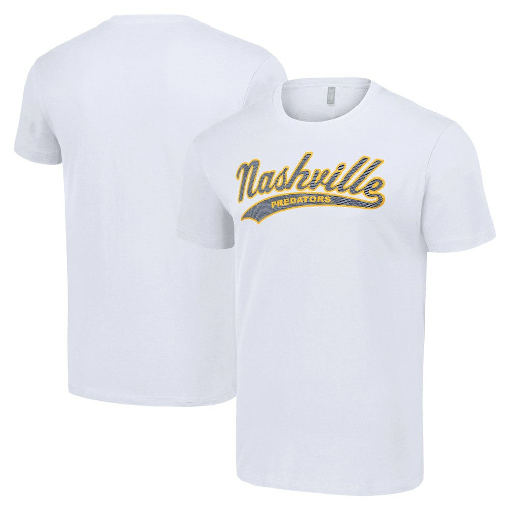 Nashville Predators Starter Tailsweep T-Shirt - White - NHL 200652624
