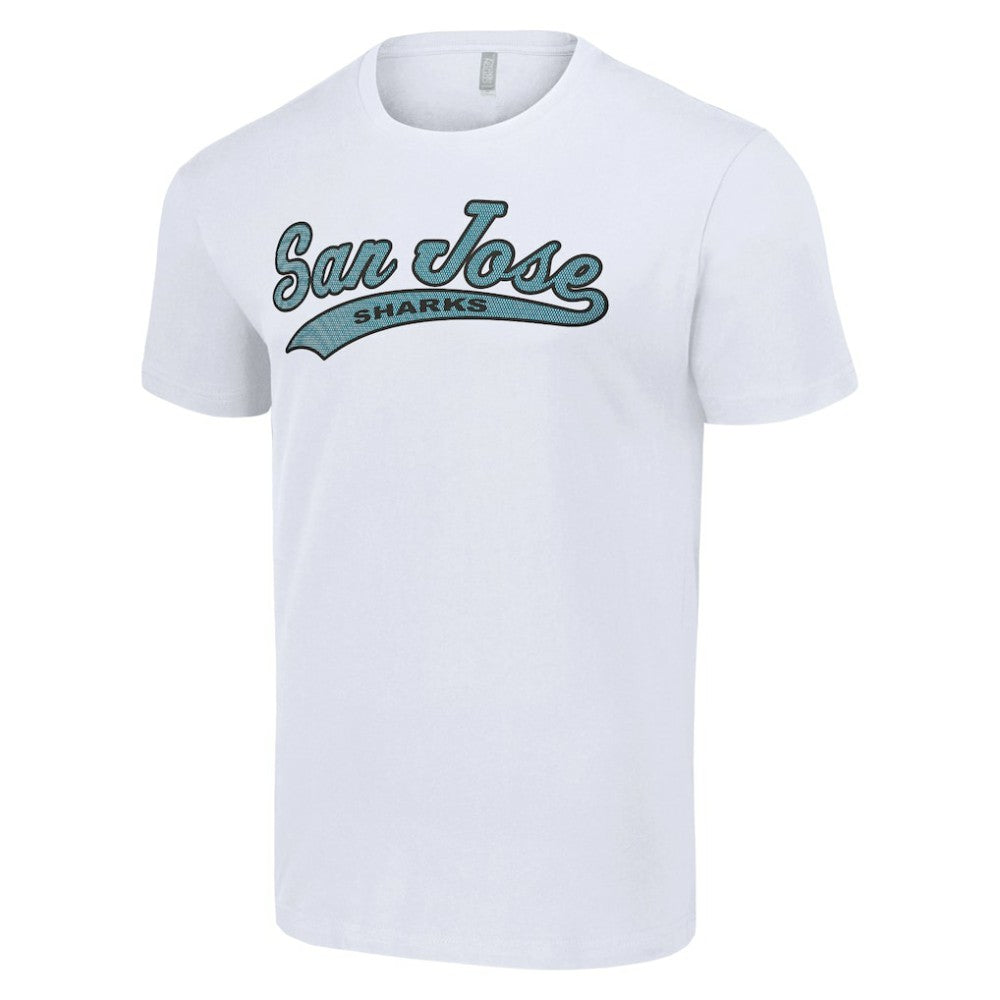 San Jose Sharks Starter Tailsweep T-Shirt - White - NHL 200652632