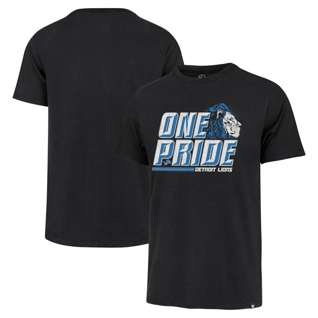 47 brand Detroit Lions '47 Regional Franklin T-Shirt Black