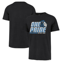 47 brand Detroit Lions '47 Regional Franklin T-Shirt Black