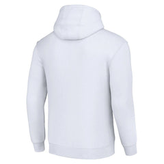 Columbus Blue Jackets Starter Tailsweep Fleece Tri-Blend Pullover Hoodie - White - NHL 200652654