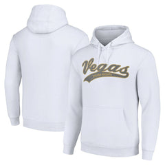 Vegas Golden Knights Starter Tailsweep Fleece Tri-Blend Pullover Hoodie - White - NHL 200652676