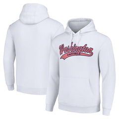 Washington Capitals Starter Tailsweep Fleece Tri-Blend Pullover Hoodie - White - NHL 200652677