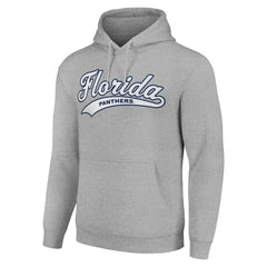 Florida Panthers Starter Tailsweep Fleece Tri-Blend Pullover Hoodie - Heather Gray - NHL 200652690