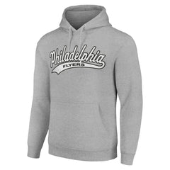 Philadelphia Flyers Starter Tailsweep Fleece Tri-Blend Pullover Hoodie - Heather Gray - NHL 200652699
