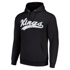 Los Angeles Kings Starter Tailsweep Fleece Tri-Blend Pullover Hoodie - Black - NHL 200652718