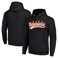 Philadelphia Flyers Starter Tailsweep Fleece Tri-Blend Pullover Hoodie - Black - NHL 200652722