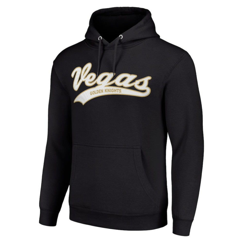Vegas Golden Knights Starter Tailsweep Fleece Tri-Blend Pullover Hoodie - Black - NHL 200652727