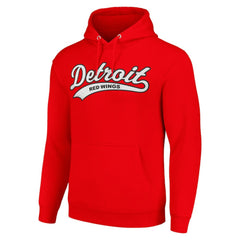 Detroit Red Wings Starter Tailsweep Fleece Tri-Blend Pullover Hoodie - Red - NHL 200652741
