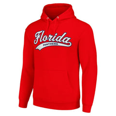 Florida Panthers Starter Tailsweep Fleece Tri-Blend Pullover Hoodie - Red - NHL 200652742