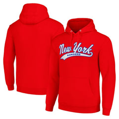 New York Rangers Starter Tailsweep Fleece Tri-Blend Pullover Hoodie - Red - NHL 200652745