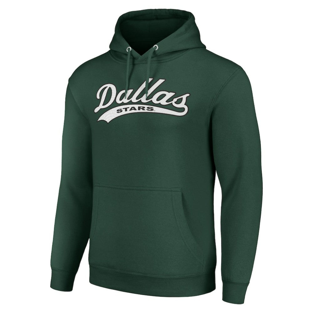 Dallas Stars Starter Tailsweep Fleece Tri-Blend Pullover Hoodie - Green - NHL 200652753