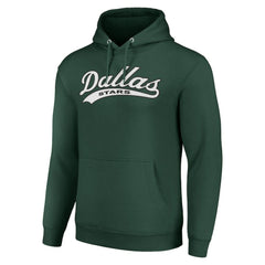 Dallas Stars Starter Tailsweep Fleece Tri-Blend Pullover Hoodie - Green - NHL 200652753