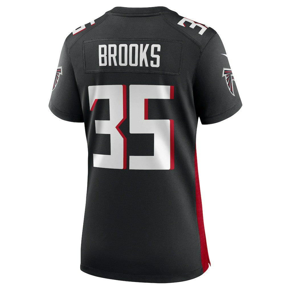 Nike Natrone Brooks Atlanta Falcons Women's Team Game Jersey Black