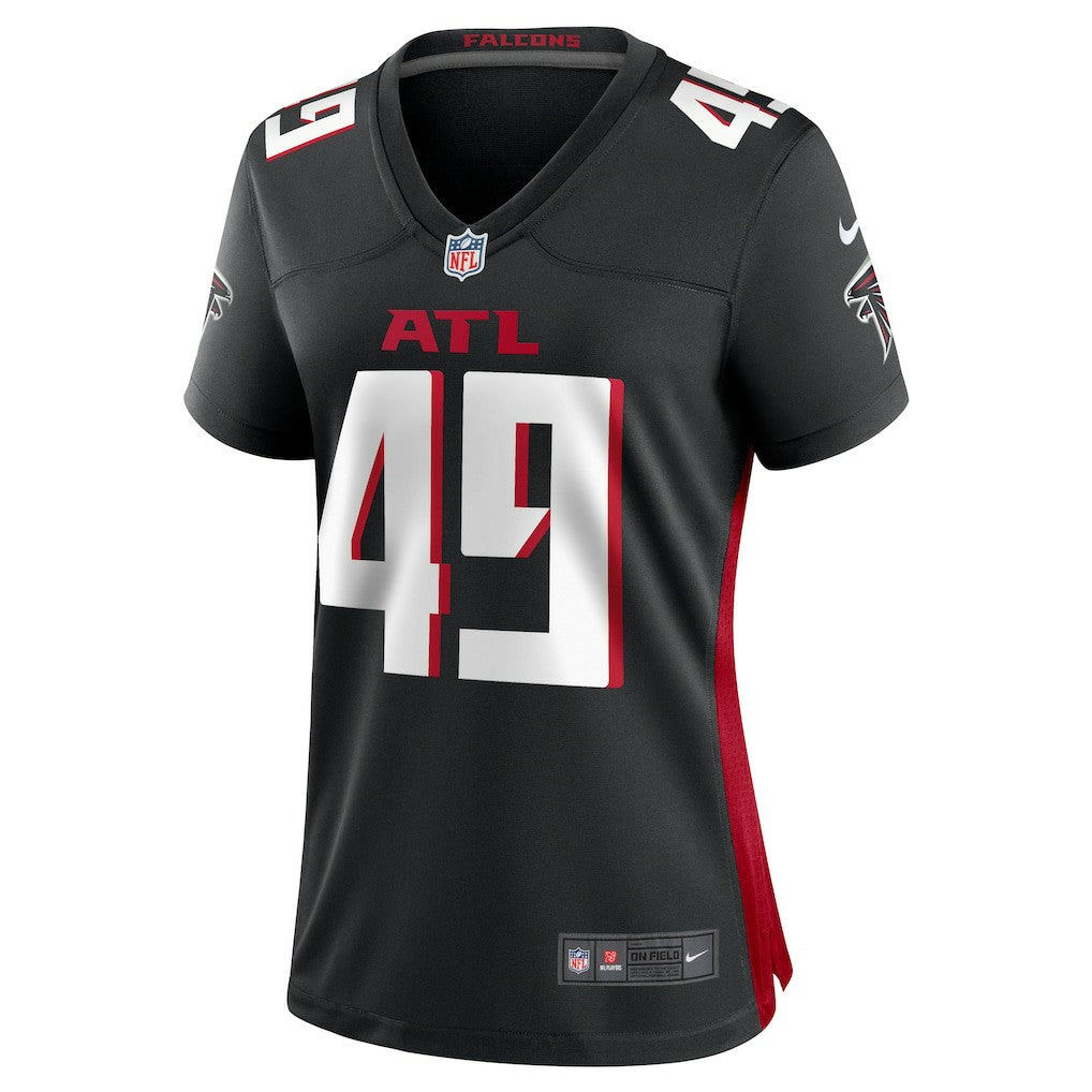 Nike Liam McCullough Atlanta Falcons Women's Team Game Jersey Black