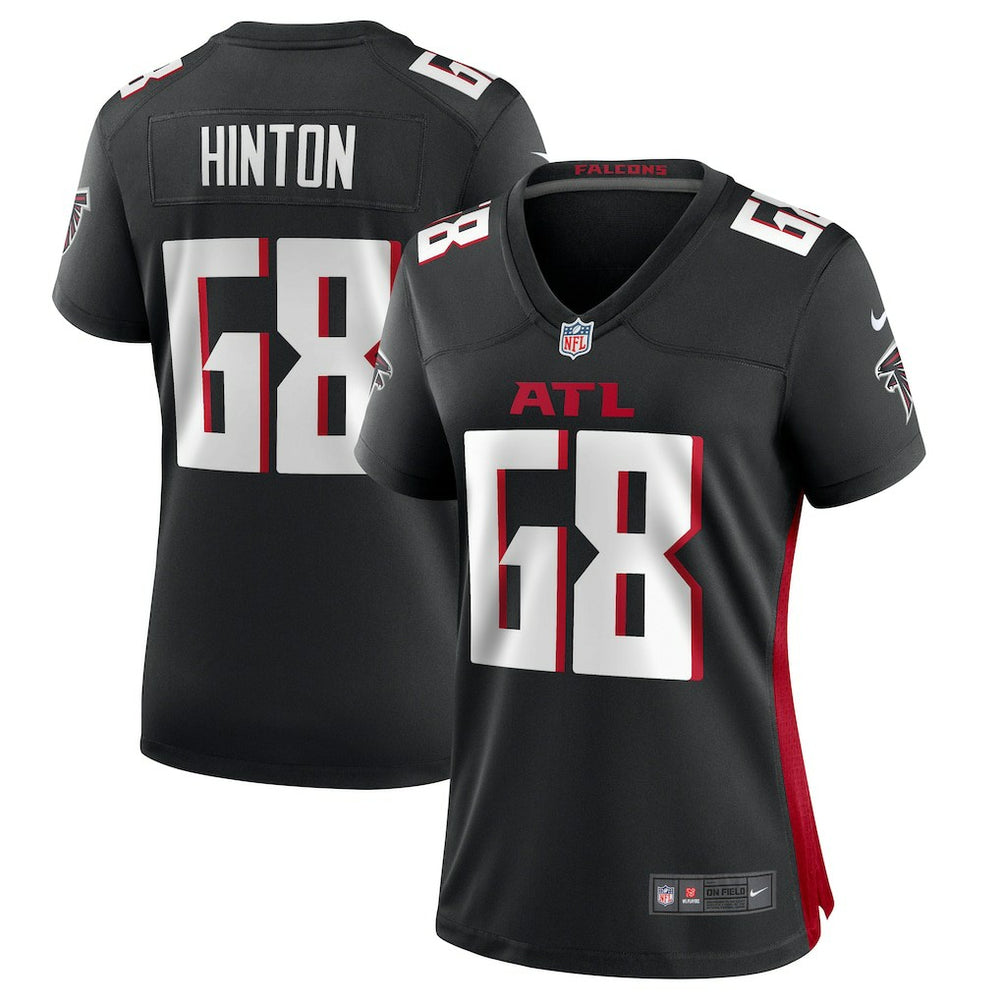 Nike Kyle Hinton Atlanta Falcons Women's Team Game Jersey Black