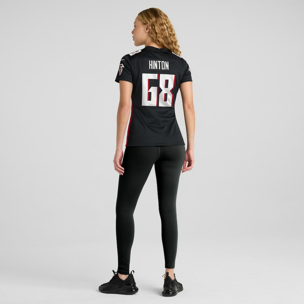Nike Kyle Hinton Atlanta Falcons Women's Team Game Jersey Black