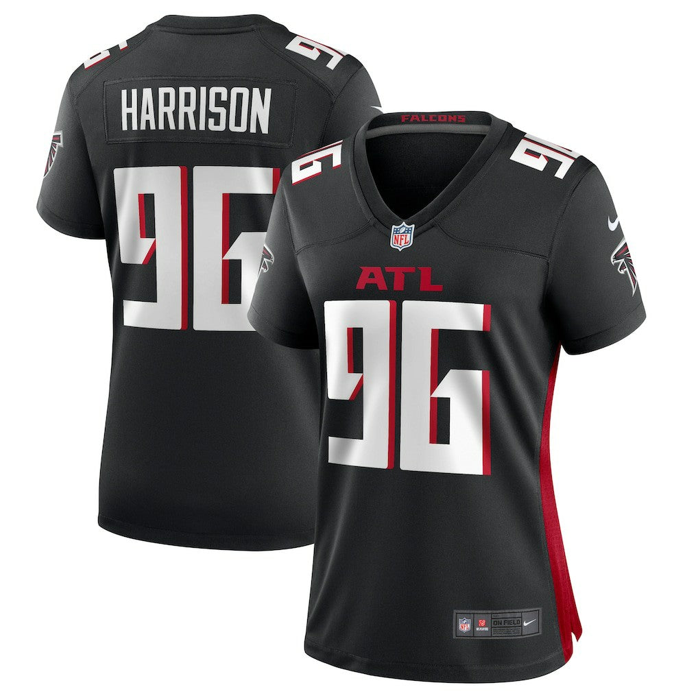 Nike Zach Harrison Atlanta Falcons Women's Team Game Jersey Black