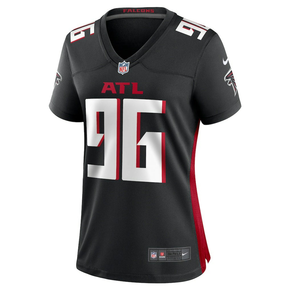 Nike Zach Harrison Atlanta Falcons Women's Team Game Jersey Black