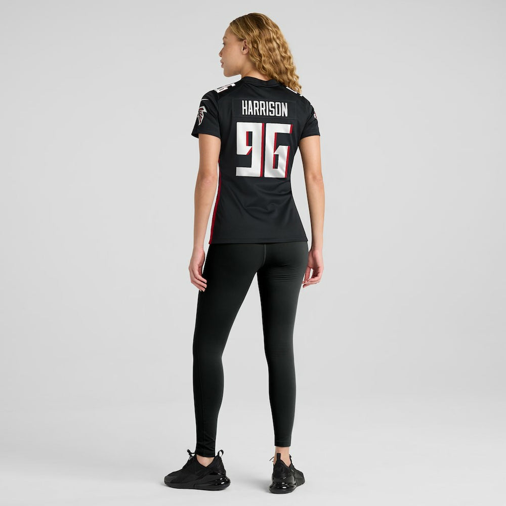 Nike Zach Harrison Atlanta Falcons Women's Team Game Jersey Black