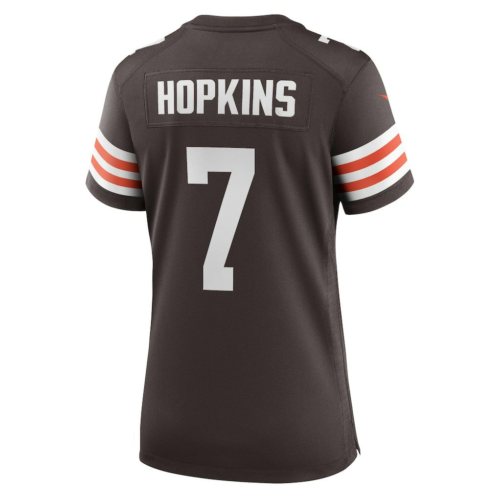 Nike Dustin Hopkins Cleveland Browns Women's Team Game Jersey Brown