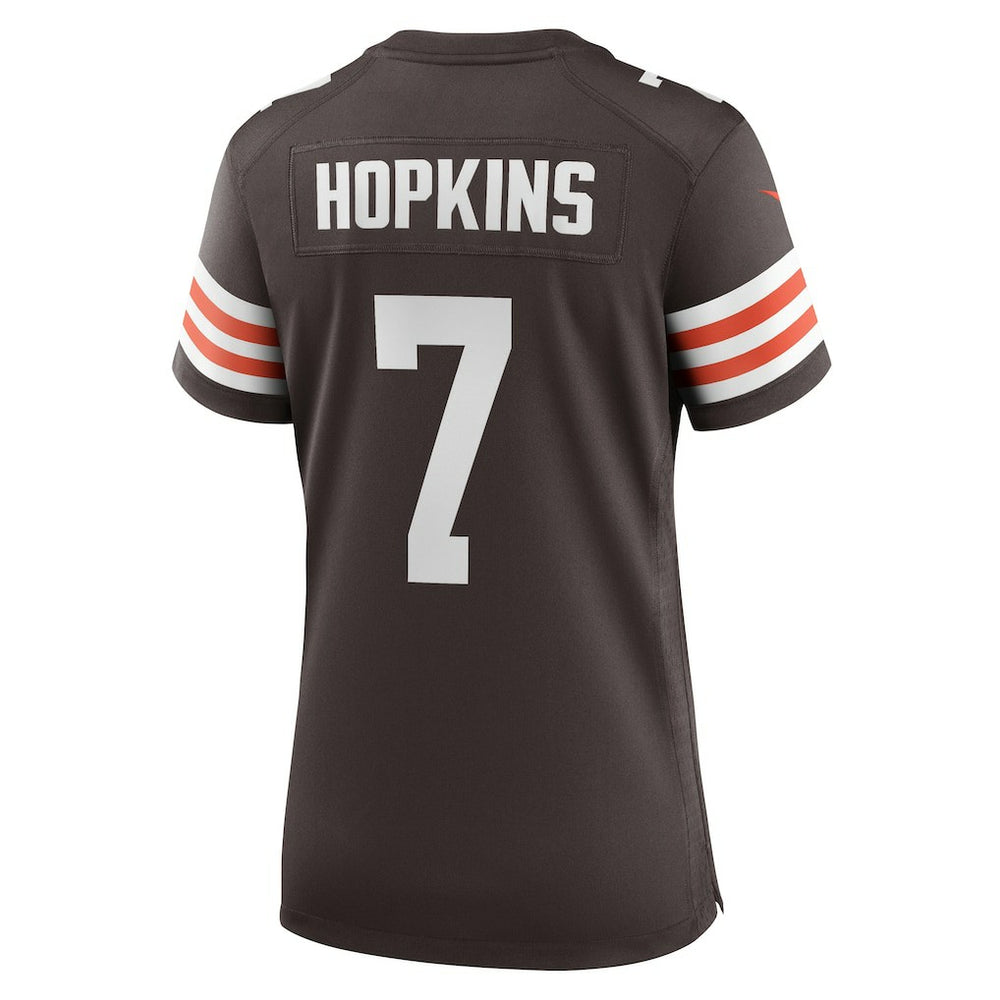 Nike Dustin Hopkins Cleveland Browns Women's Team Game Jersey Brown