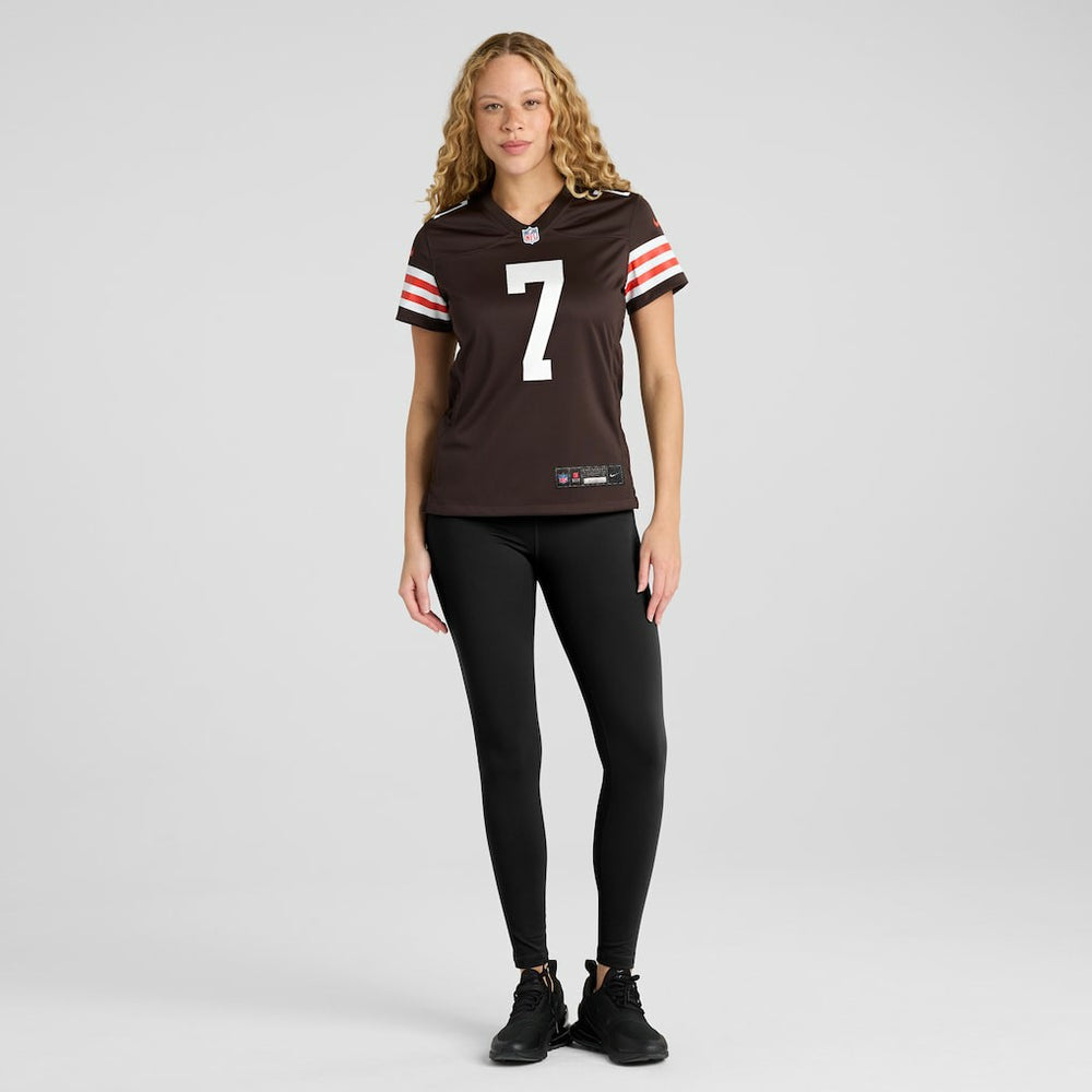 Nike Dustin Hopkins Cleveland Browns Women's Team Game Jersey Brown