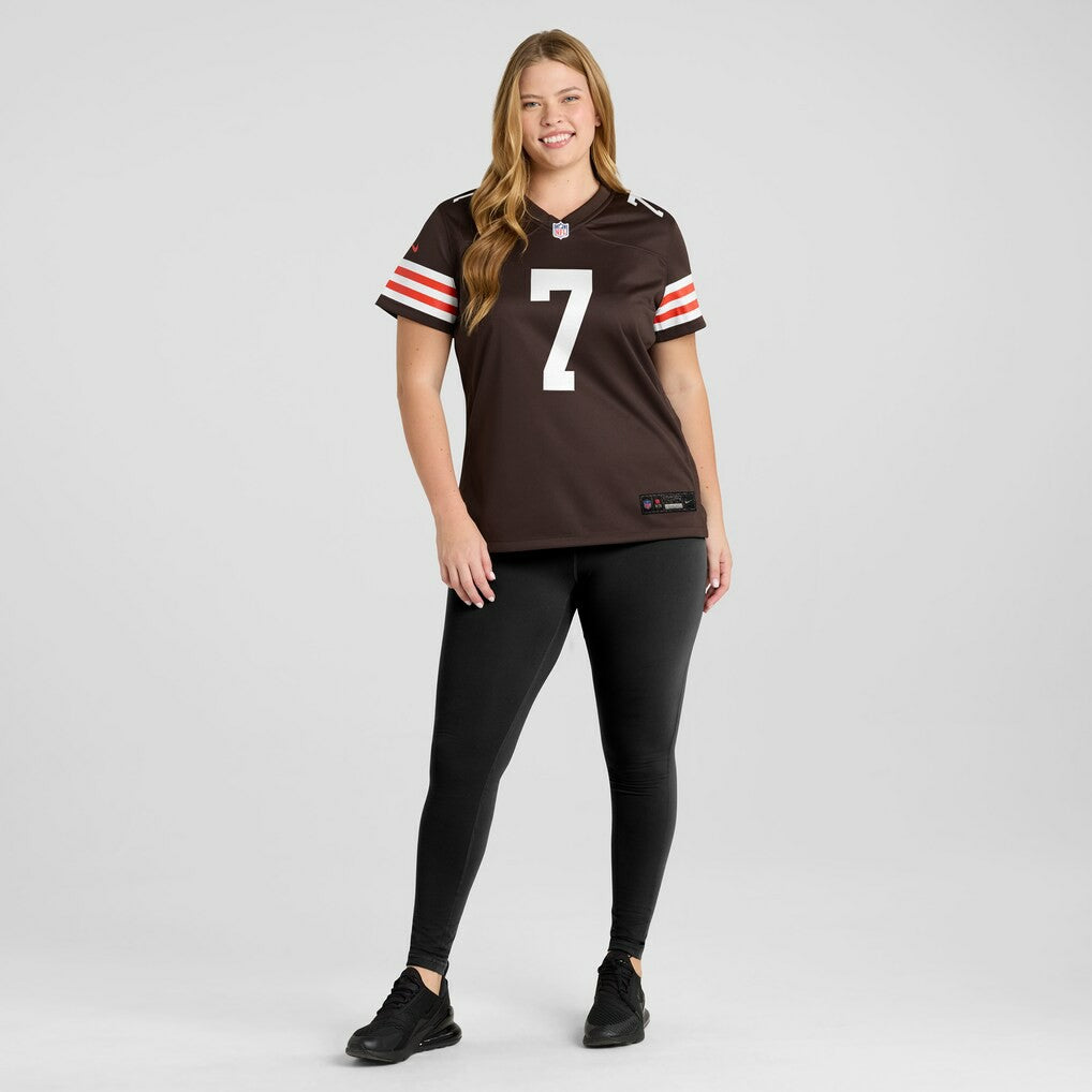 Nike Dustin Hopkins Cleveland Browns Women's Team Game Jersey Brown