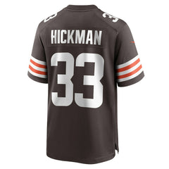 Nike Ronnie Hickman Cleveland Browns Team Game Jersey Brown