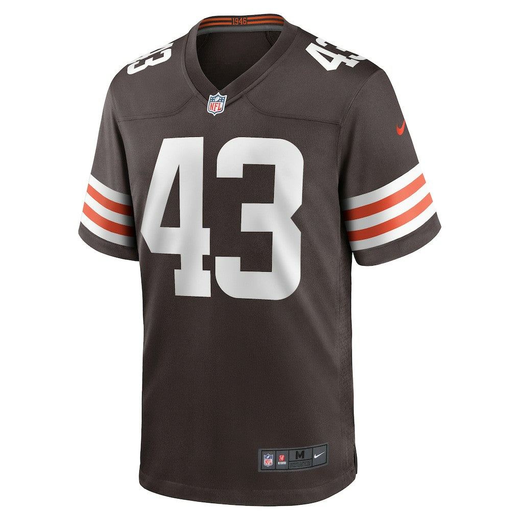 Nike Mohamoud Diabate Cleveland Browns Team Game Jersey Brown