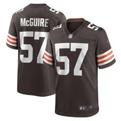 Nike Isaiah McGuire Cleveland Browns Team Game Jersey Brown
