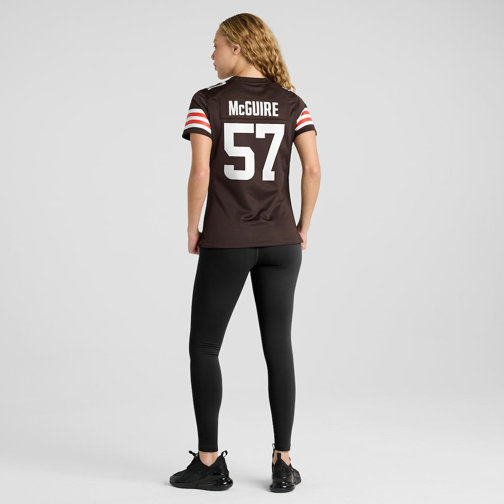 Nike Isaiah McGuire Cleveland Browns Women's Team Game Jersey Brown